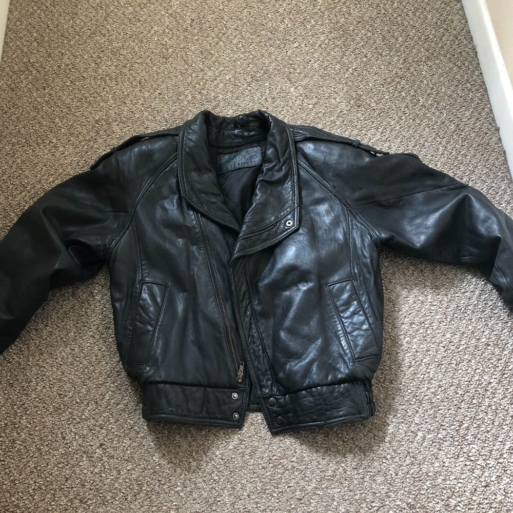 Vintage J Elkins by Alamo Uomo Mens Leather Jacket